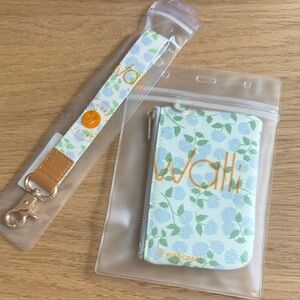 Walli Case Cale Garden Print Pouch with Strap